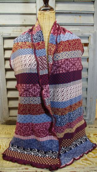 Preview: Invero Schal Stella Chateau, Merinowolle